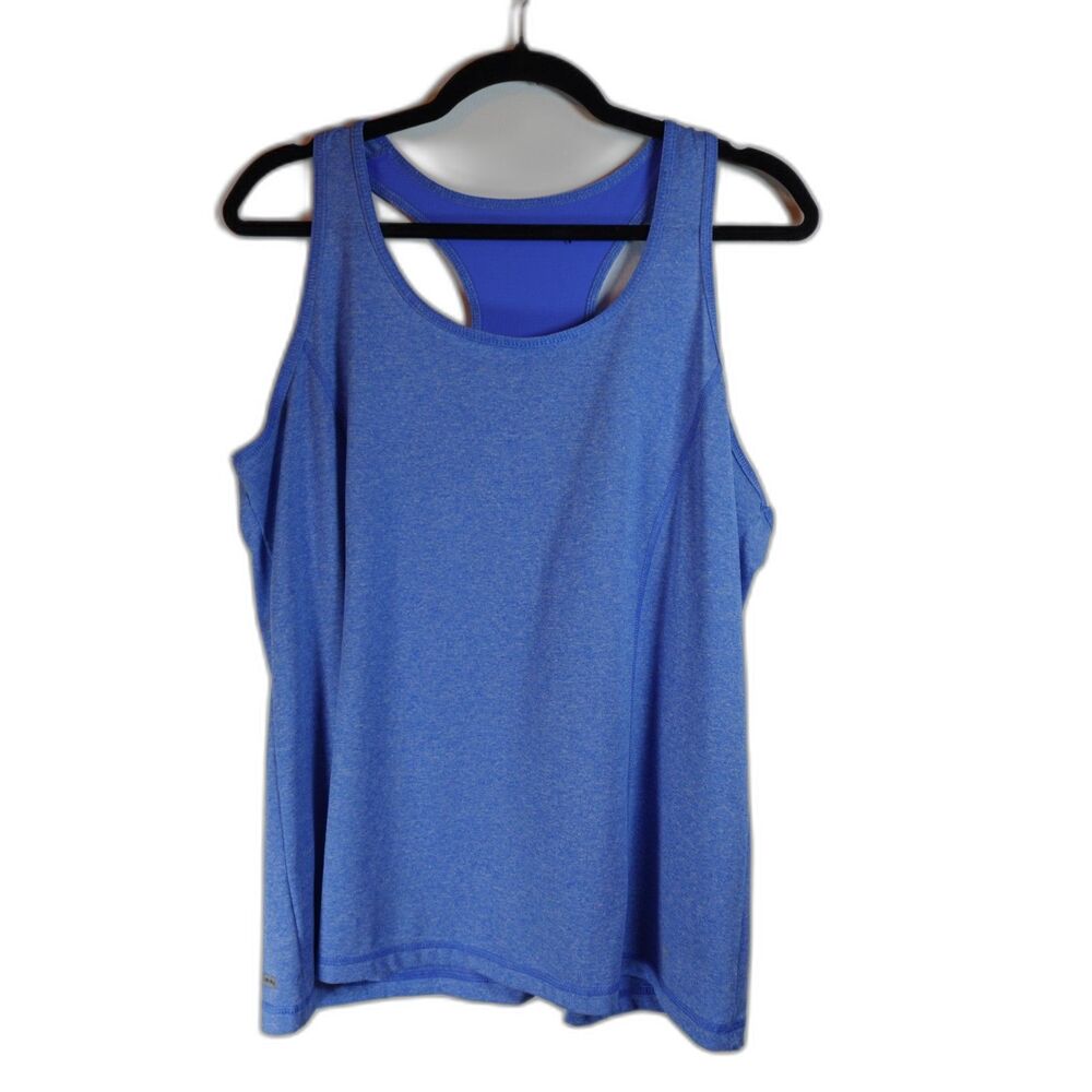 Pilates Womens Tank Top Size XXL Workout Gym Shirt Purple